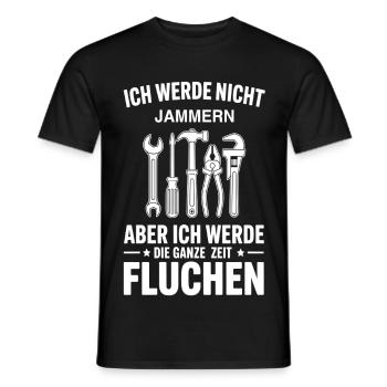 Les mécaniciens jurent tout le temps - T-shirt homme - noir - Devant - AI Model Male 178 light (178cm)