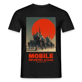 Mobile Infantry - Men's T-Shirt - black - Front - AI Model Male 178 light (178cm)