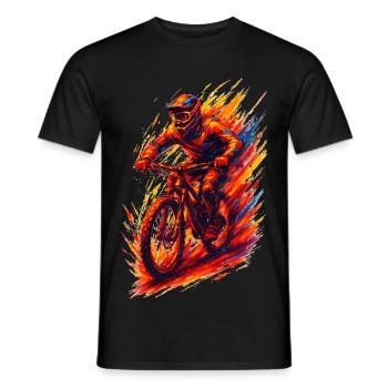 Cadeau cool pour VTTT VTT, - T-shirt homme - noir - Devant - AI Model Male 178 light (178cm)