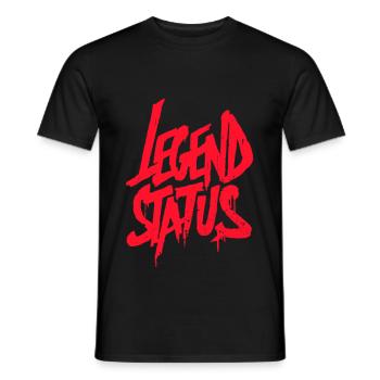 Legend Status Graffiti - Men's T-Shirt - black - Front - AI Model Male 178 light (178cm)