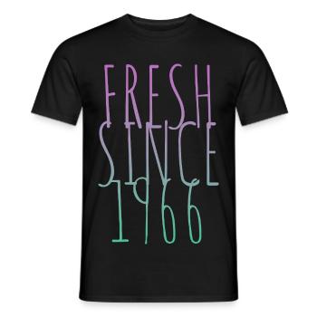 Vintage 1966 - Männer T-Shirt - Schwarz - Vorne - AI Model Male 178 light (178cm)
