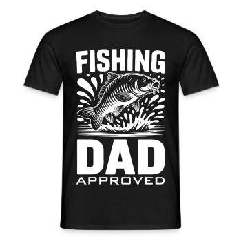 Angel Papa - Men's T-Shirt - black - Front - AI Model Male 178 light (178cm)