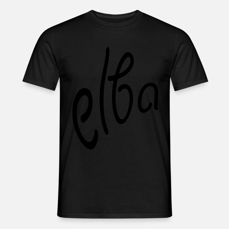 Elba - Männer T-Shirt - Schwarz