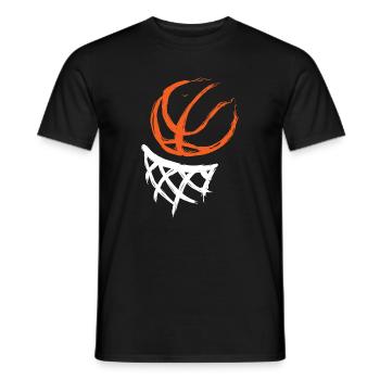 Joueur de basket- joueur de basket- cadeau de basket- - T-shirt homme - noir - Devant - AI Model Male 178 light (178cm)