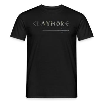 Claymore sword - Men's T-Shirt - black - Front - AI Model Male 178 light (178cm)