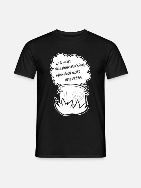 Koch Köchin Geschenk Gastronomie Spruch lustig - Männer T-Shirt - Schwarz