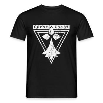 WESTERN COAST - Great West Brittany - Men's T-Shirt - black - Front - AI Model Male 178 light (178cm)