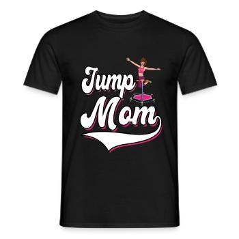 Saut mère maman trampoline sport - T-shirt homme - noir - Devant - AI Model Male 178 light (178cm)