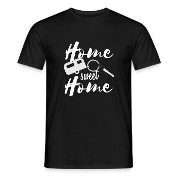 Caravanes Camping - T-shirt homme - noir - Devant - AI Model Male 178 light (178cm)