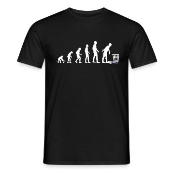 Müll sammeln Umwelt schützen - Männer T-Shirt - Schwarz - Vorne - AI Model Male 178 light (178cm)