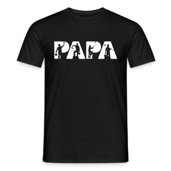 Peintre papa t-shirt, drôle peintre papa père gif - T-shirt homme - noir - Devant - AI Model Male 178 light (178cm)