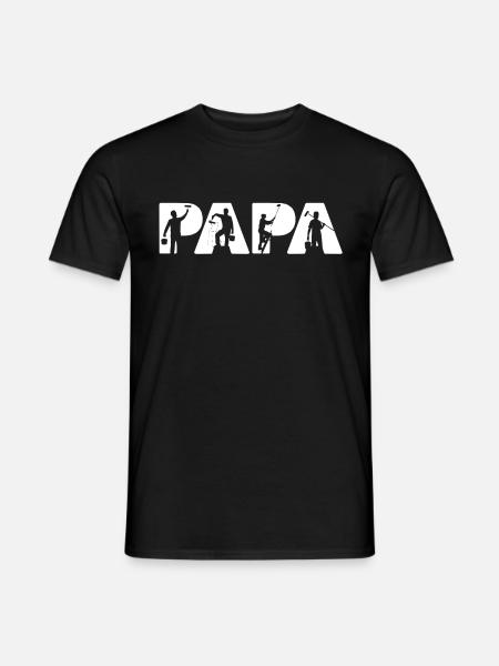 Peintre papa t-shirt, drôle peintre papa père gif - T-shirt homme - noir