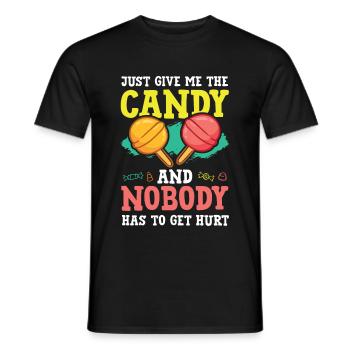 Candy disant Candy - T-shirt homme - noir - Devant - AI Model Male 178 light (178cm)