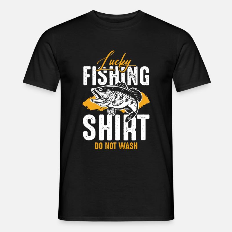 Devis de pêche pêche - T-shirt homme - noir