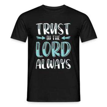 Bible Bible Verse Faith - Men's T-Shirt - black - Front - AI Model Male 178 light (178cm)