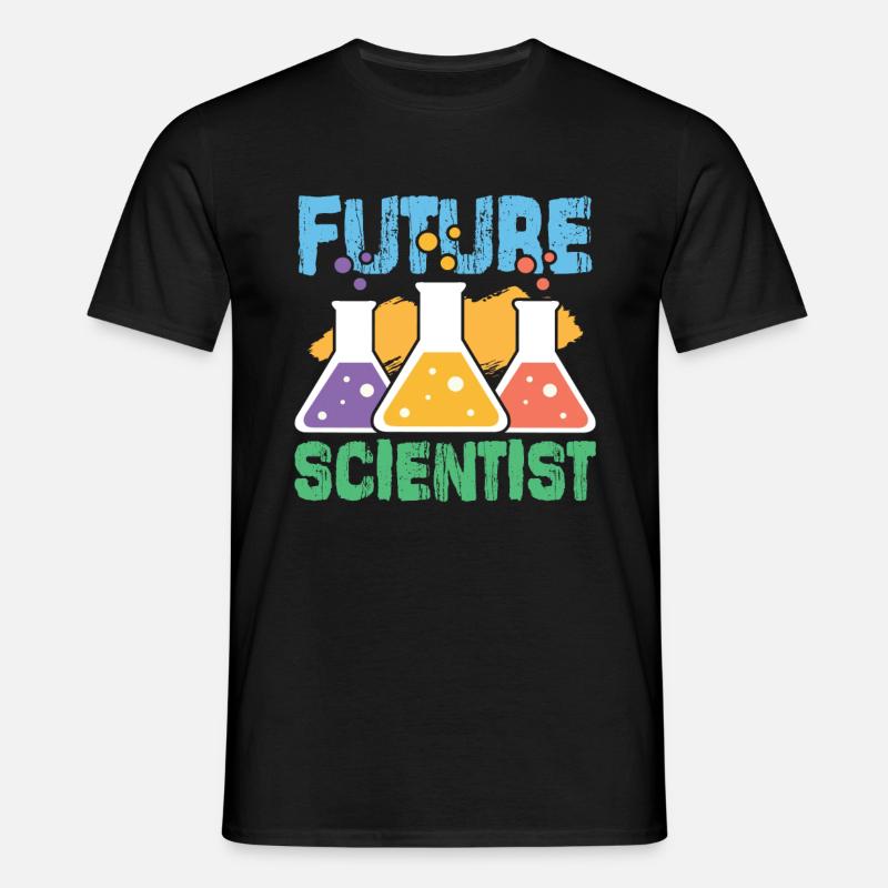 Science science atom - Men's T-Shirt - black