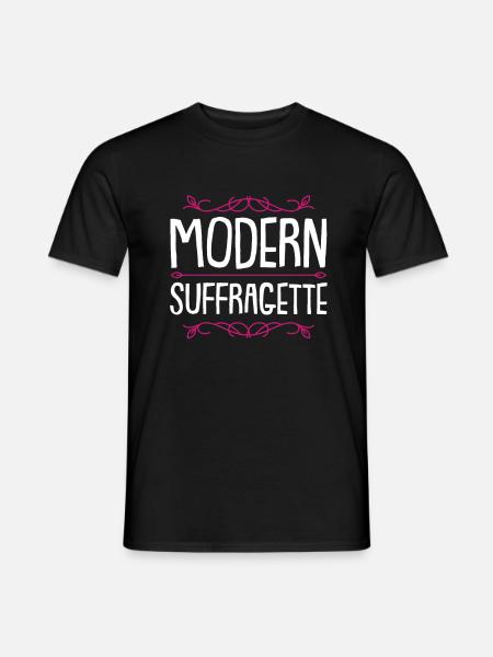 Feministin Frauenrechte Spruch - Männer T-Shirt - Schwarz