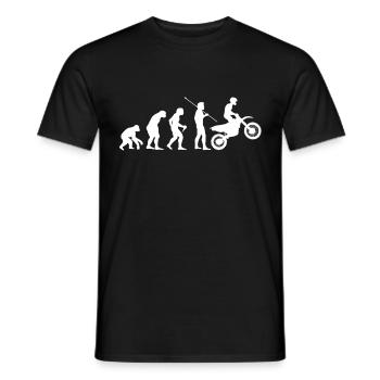 Motocross Enduro Dirt Motorcross - T-shirt homme - noir - Devant - AI Model Male 178 light (178cm)