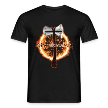 Prêt pour le brise-vent de la fin de la partie - T-shirt homme - noir - Devant - AI Model Male 178 light (178cm)