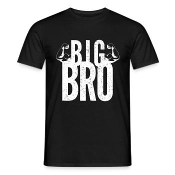 Großer Bruder - Männer T-Shirt - Schwarz - Vorne - AI Model Male 178 light (178cm)