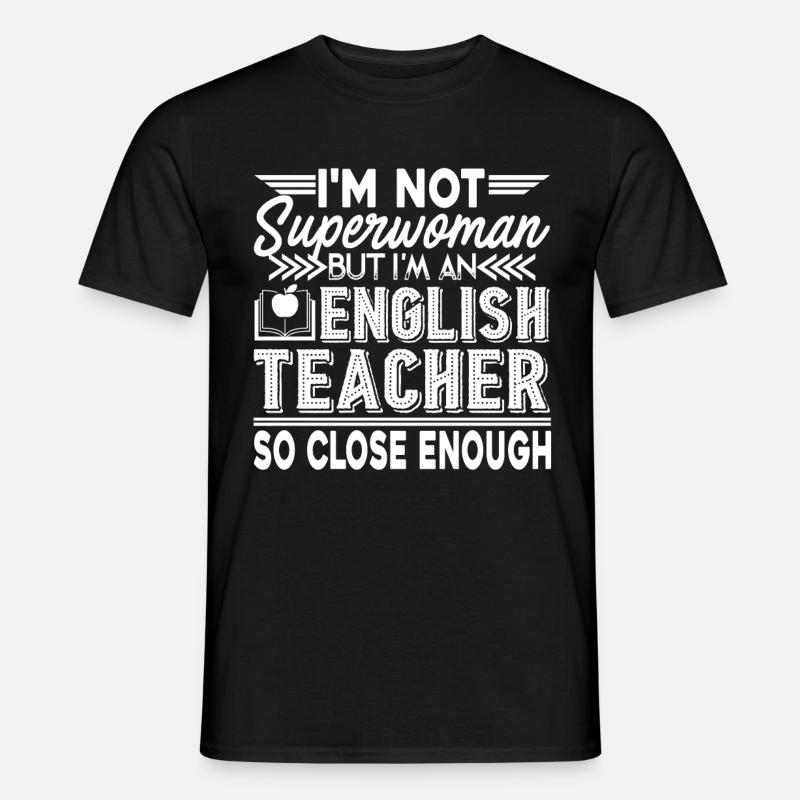 Englischlehrer Ich bin ein Englischlehrer - Männer T-Shirt - Schwarz