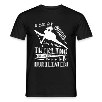 I Am An Athlete - Men's T-Shirt - black - Front - AI Model Male 178 light (178cm)