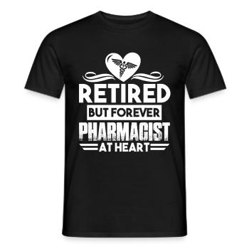 Pharmacist Forever Pharmacist - Men's T-Shirt - black - Front - AI Model Male 178 light (178cm)
