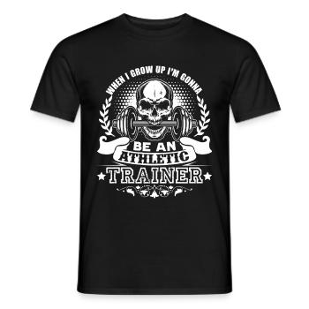 Athletic Trainer I am Gonna Be An Athletic Trainer - Men's T-Shirt - black - Front - AI Model Male 178 light (178cm)