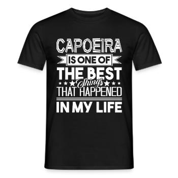 Capoeira Is One Of The Best - Men's T-Shirt - black - Front - AI Model Male 178 light (178cm)