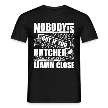 Butcher You are A Butcher - Men's T-Shirt - black - Front - AI Model Male 178 light (178cm)