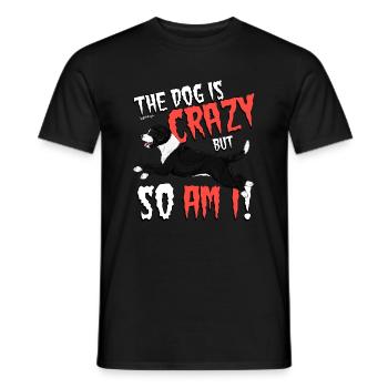 Spanischer Wasserhund verrückt 9 - Männer T-Shirt - Schwarz - Vorne - AI Model Male 178 light (178cm)