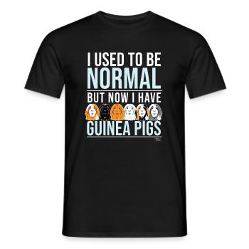 Meerschweinchen Normal II - Männer T-Shirt - Schwarz - Vorne - AI Model Male 178 light (178cm)