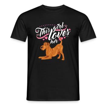 Irski Girl II - Men's T-Shirt - black - Front - AI Model Male 178 light (178cm)