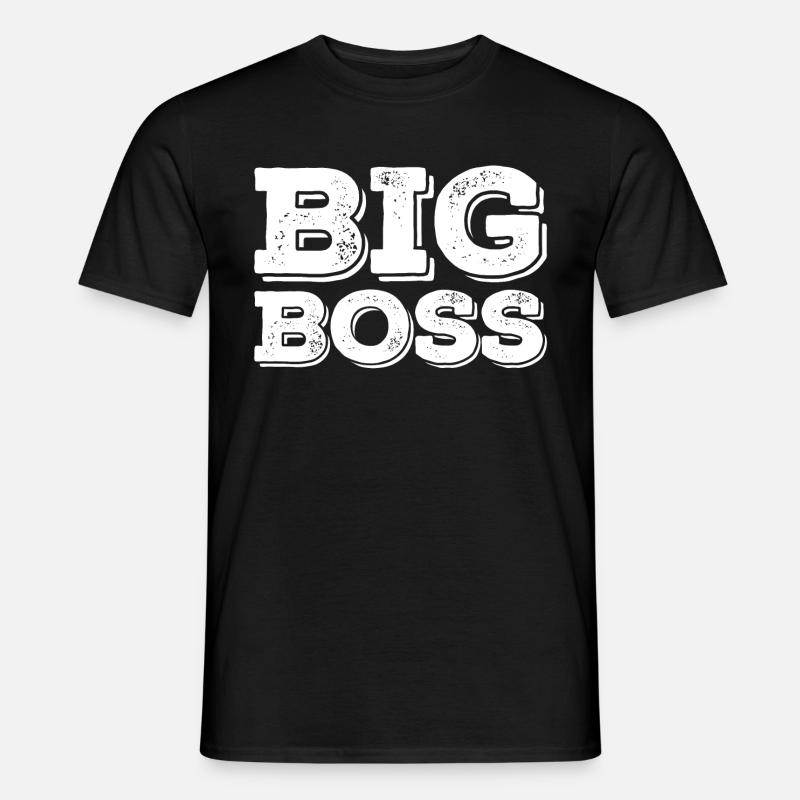 Big Boss Chef Macker Proll - Männer T-Shirt - Schwarz