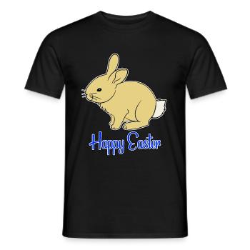 Joyeuses Pâques - Joyeuses Pâques - T-shirt homme - noir - Devant - AI Model Male 178 light (178cm)