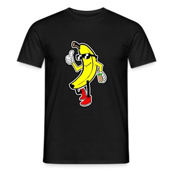 Banane banane - T-shirt homme - noir - Devant - AI Model Male 178 light (178cm)