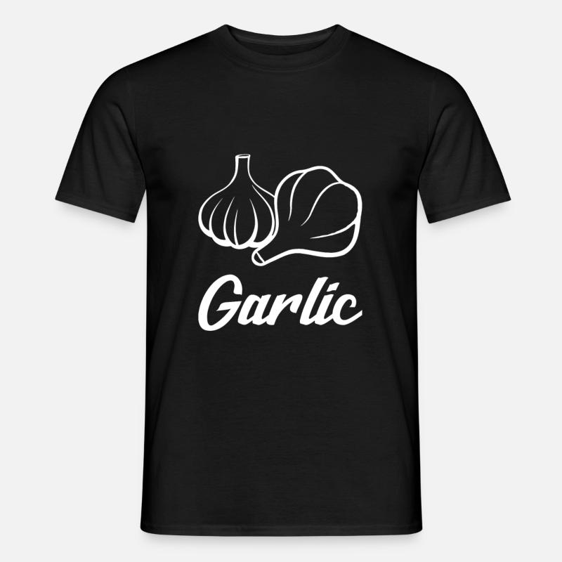 Knoblauch Knollen - Männer T-Shirt - Schwarz