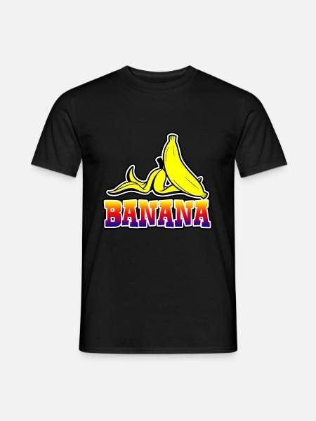 Banana - Banane - Men's T-Shirt - black