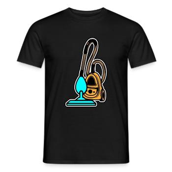 aspirateur - T-shirt homme - noir - Devant - AI Model Male 178 light (178cm)