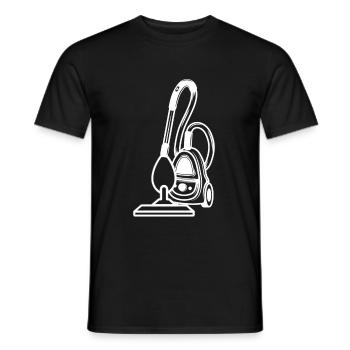 aspirateur - T-shirt homme - noir - Devant - AI Model Male 178 light (178cm)