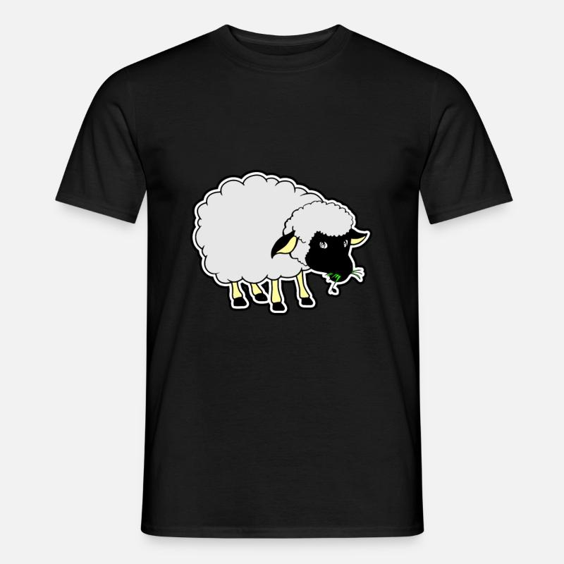 Schwarzes Schaf - Männer T-Shirt - Schwarz