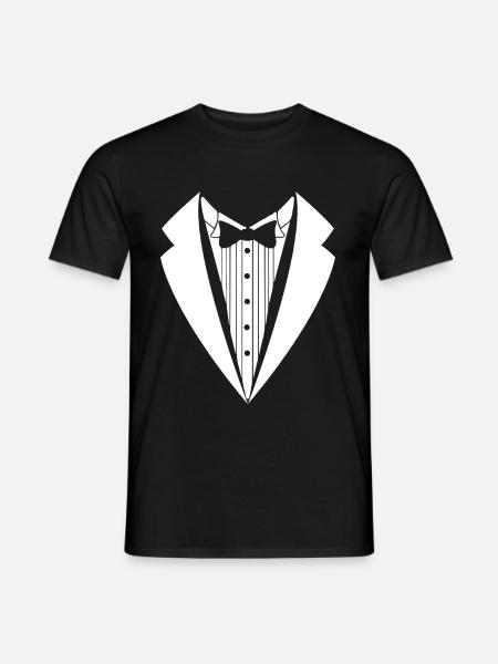 suit - Men's T-Shirt - black
