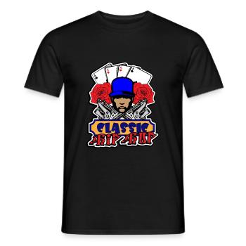 Hip Hop Classic - Männer T-Shirt - Schwarz - Vorne - AI Model Male 178 light (178cm)