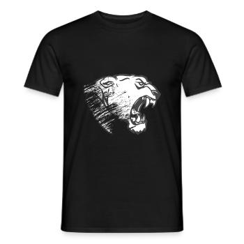 Panther - Männer T-Shirt - Schwarz - Vorne - AI Model Male 178 light (178cm)
