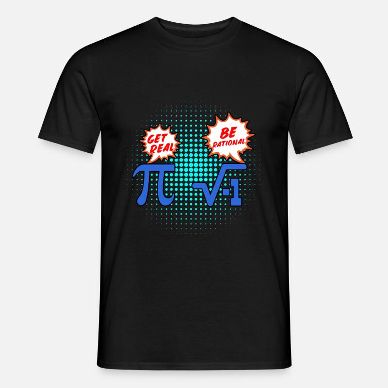 Mathematik Pi rationale Zahl - Männer T-Shirt - Schwarz