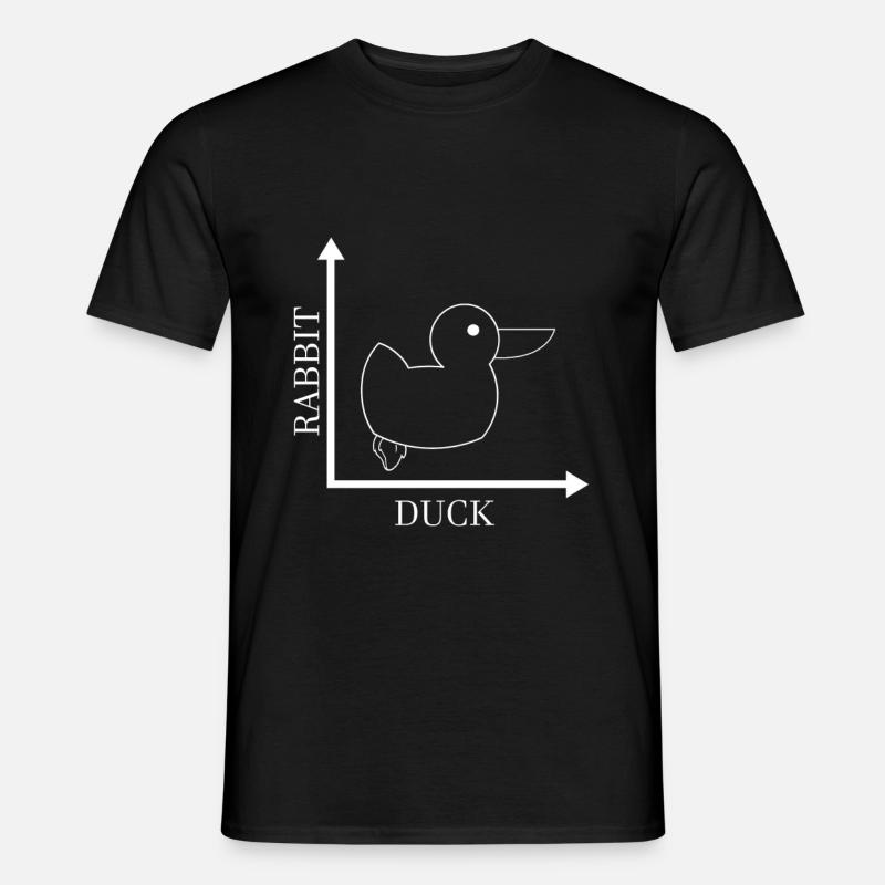 Rabbit Duck - Gone Wrong - Men’s T-shirt - black
