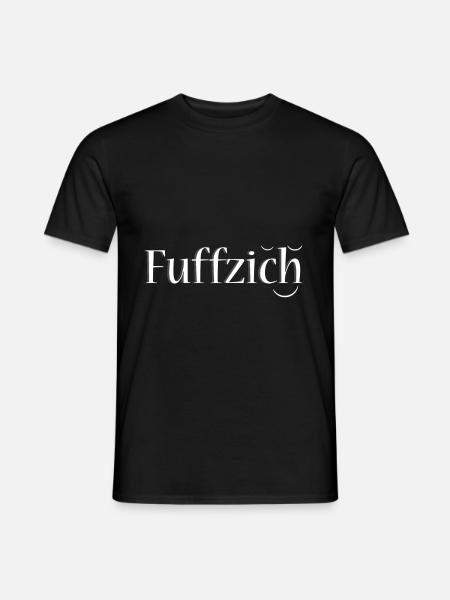 Fuffzich - Fünfzig - Männer T-Shirt - Schwarz