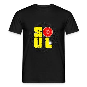 Soul - Männer T-Shirt - Schwarz - Vorne - AI Model Male 178 light (178cm)