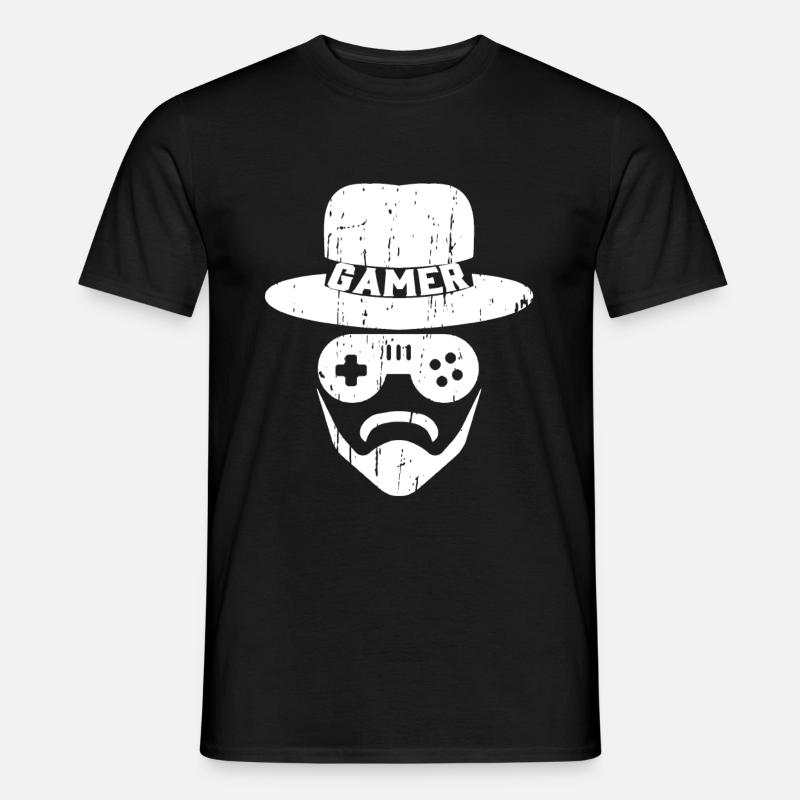 Gamer - T-shirt uomo - nero