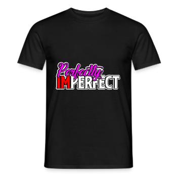 Perfectly imperfect - Men's T-Shirt - black - Front - AI Model Male 178 light (178cm)
